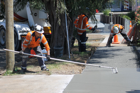 Pensacola concrete sidewalks